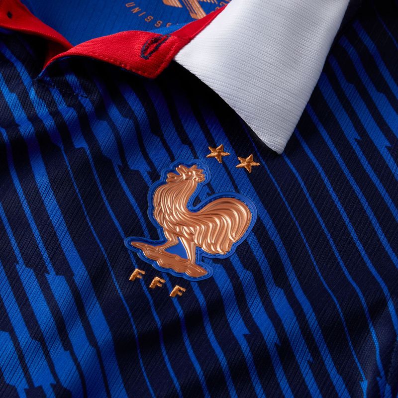 Детска футболна тениска Nike FFF 2026 Stadium Home game royal/metallic copper 3