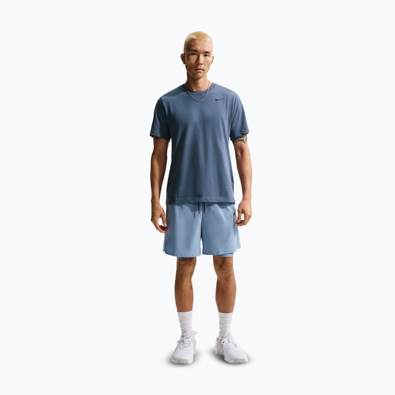 Мъжка тениска Nike Dri-Fit diffused blue/black 2
