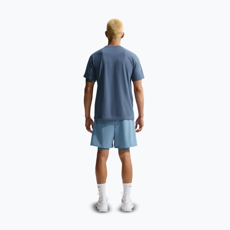 Мъжка тениска Nike Dri-Fit diffused blue/black 3