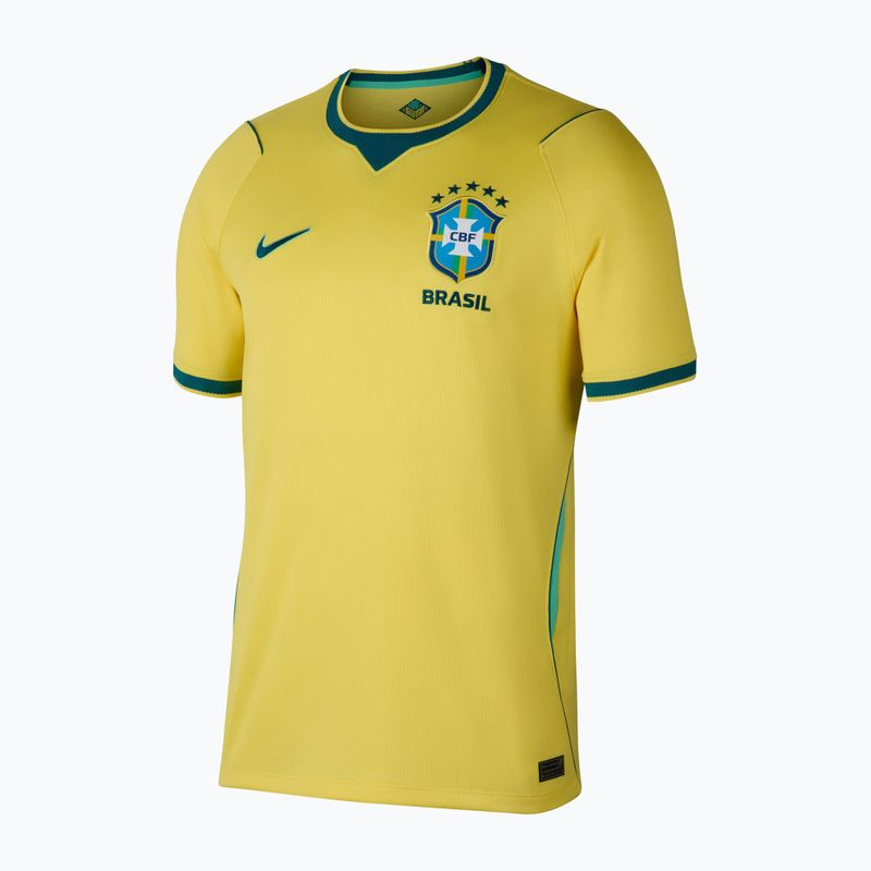 Мъжка футболна фланелка Nike Brazil 2026 Stadium Home Soccer Replica canary/light menta/geode teal 7
