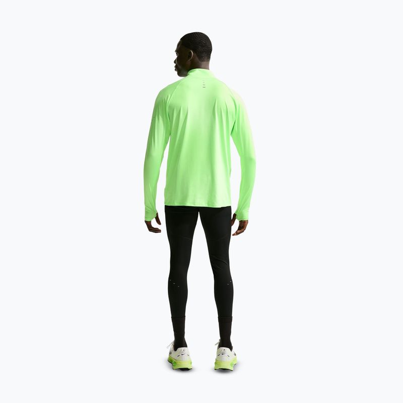 Мъжки суитшърт за бягане Nike Stride 1/4 Zip Dri-Fit lime blast 3