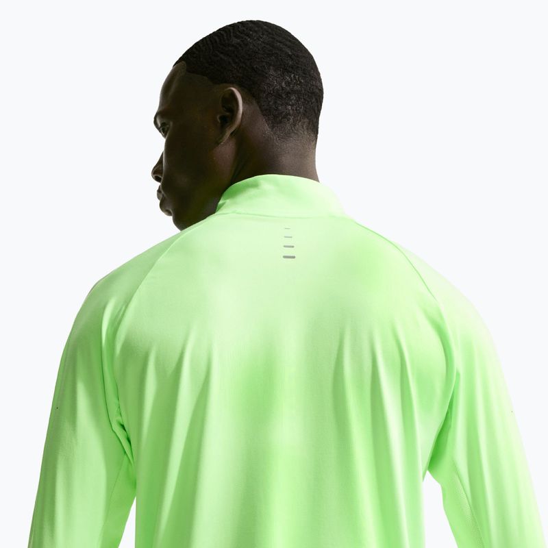 Мъжки суитшърт за бягане Nike Stride 1/4 Zip Dri-Fit lime blast 4