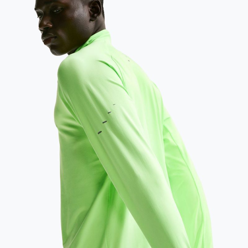 Мъжки суитшърт за бягане Nike Stride 1/4 Zip Dri-Fit lime blast 5