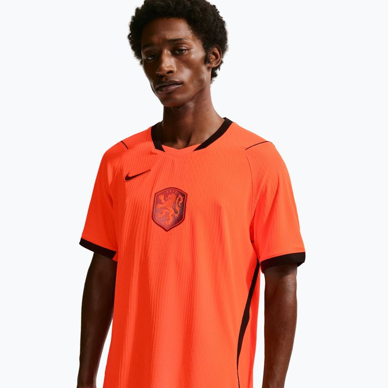 Мъжка футболна фланелка Nike Netherlands 2026/27 Match Home hyper crimson/black 4