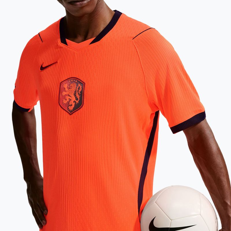 Мъжка футболна фланелка Nike Netherlands 2026/27 Match Home hyper crimson/black 5