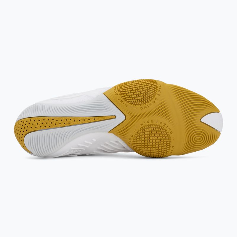Боксови обувки Nike HyperKo 3 white/metallic gold 4