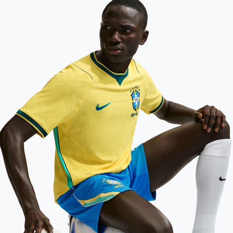 Мъжка футболна фланелка Nike Brazil 2026/27 Match Home canary/light mint/geode teal 4