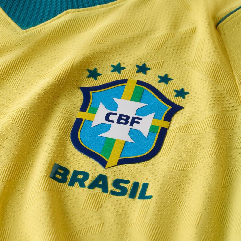 Мъжка футболна фланелка Nike Brazil 2026/27 Match Home canary/light mint/geode teal 11