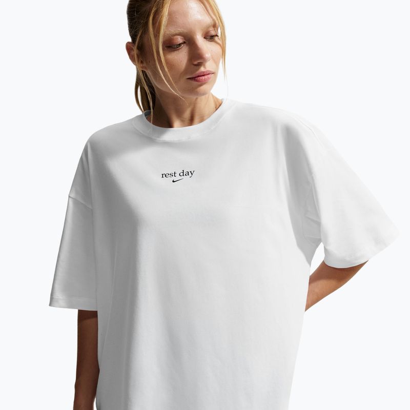 Дамска тениска Nike Dri-Fit white/black/black 5