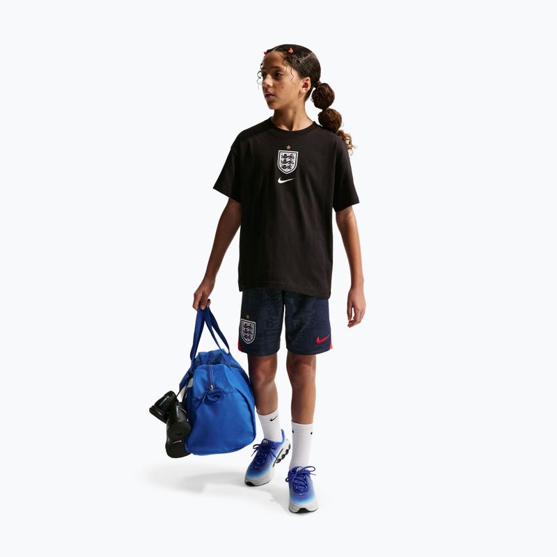 Детски футболни шорти Nike England 2026 Stadium Away obsidian/speed red/white/speed red 2