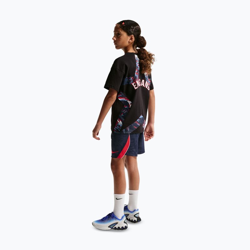 Детски футболни шорти Nike England 2026 Stadium Away obsidian/speed red/white/speed red 3