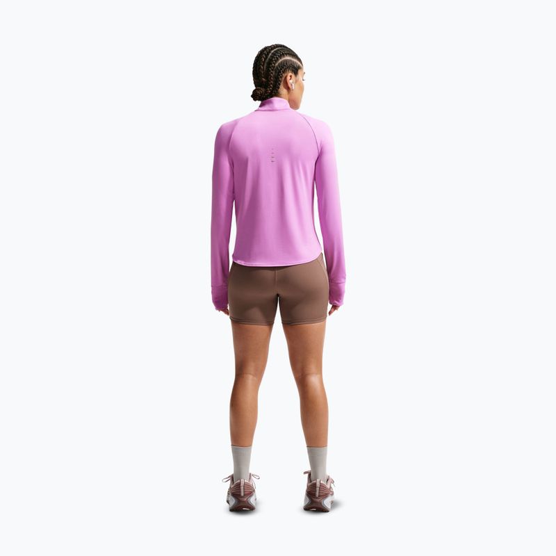 Дамски суитшърт за бягане Nike Swift Dri-FIT UV 1/4-Zip light magenta 3