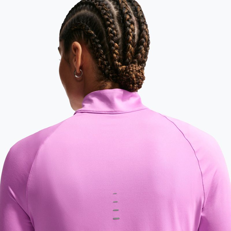 Дамски суитшърт за бягане Nike Swift Dri-FIT UV 1/4-Zip light magenta 6