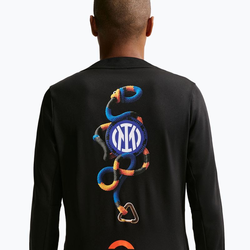 Мъжка футболна блуза с дълъг ръкав Nike Inter Milan Academy Pro Warm SE black/safety orange 5