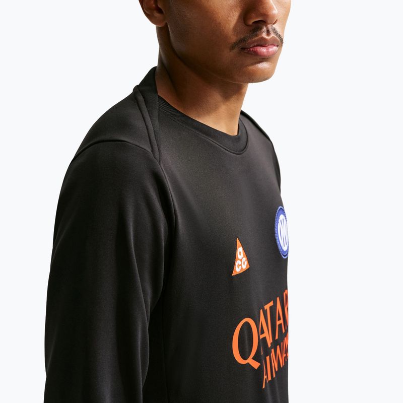 Мъжка футболна блуза с дълъг ръкав Nike Inter Milan Academy Pro Warm SE black/safety orange 6