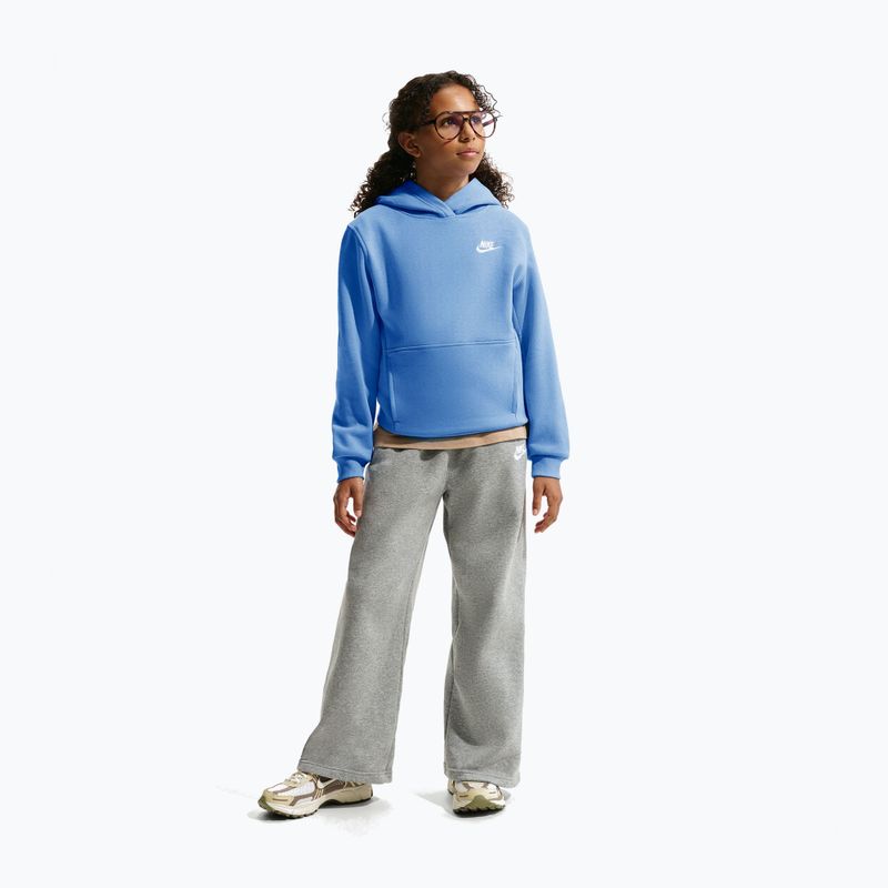 Детски суитшърт Nike Sportswear Club Fleece university blue/white 2