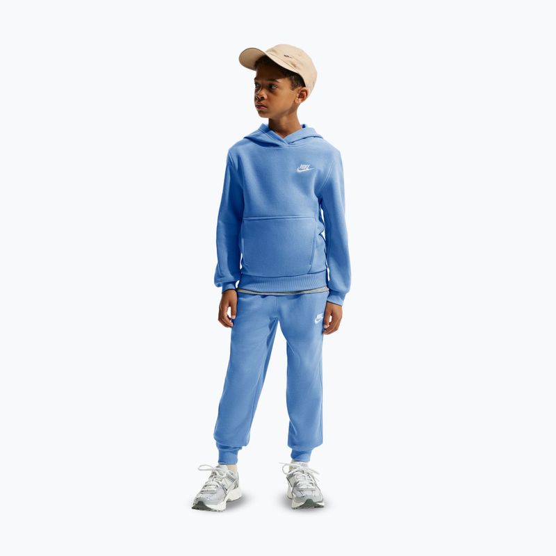 Детски суитшърт Nike Sportswear Club Fleece university blue/white 3