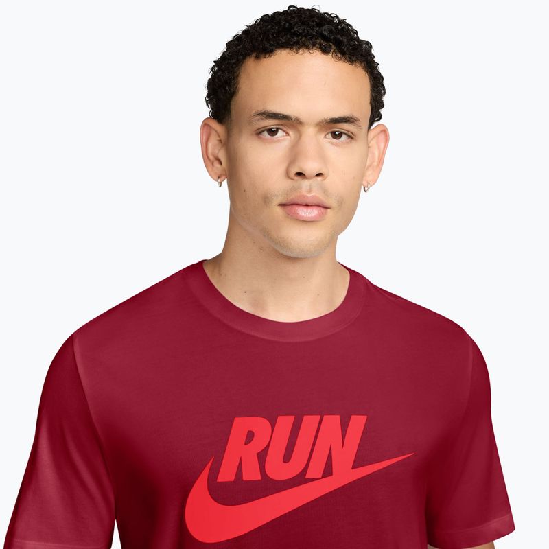 Мъжка тениска Nike Dri-Fit Running team crimson/light crimson 3