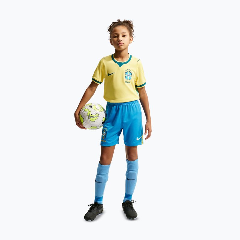 Детски футболни шорти Nike Brazil 2026 Stadium Home Soccer Replica light photo blue/light mint/white 2
