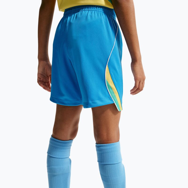 Детски футболни шорти Nike Brazil 2026 Stadium Home Soccer Replica light photo blue/light mint/white 3
