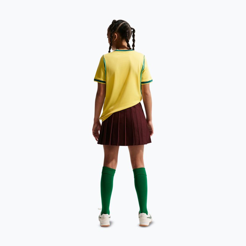 Детска футболна тениска Nike Brazil 2026 Stadium Home Soccer Replica canary/light menta/geode teal 3