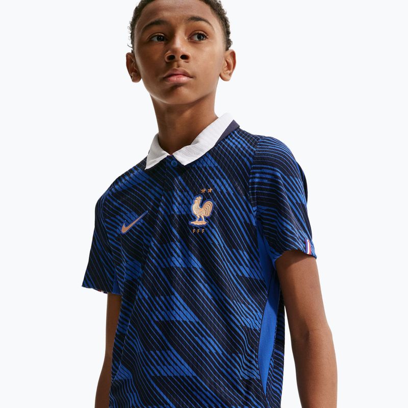 Детска футболна тениска Nike FFF 2026/27 Match Home game royal/metallic copper 7