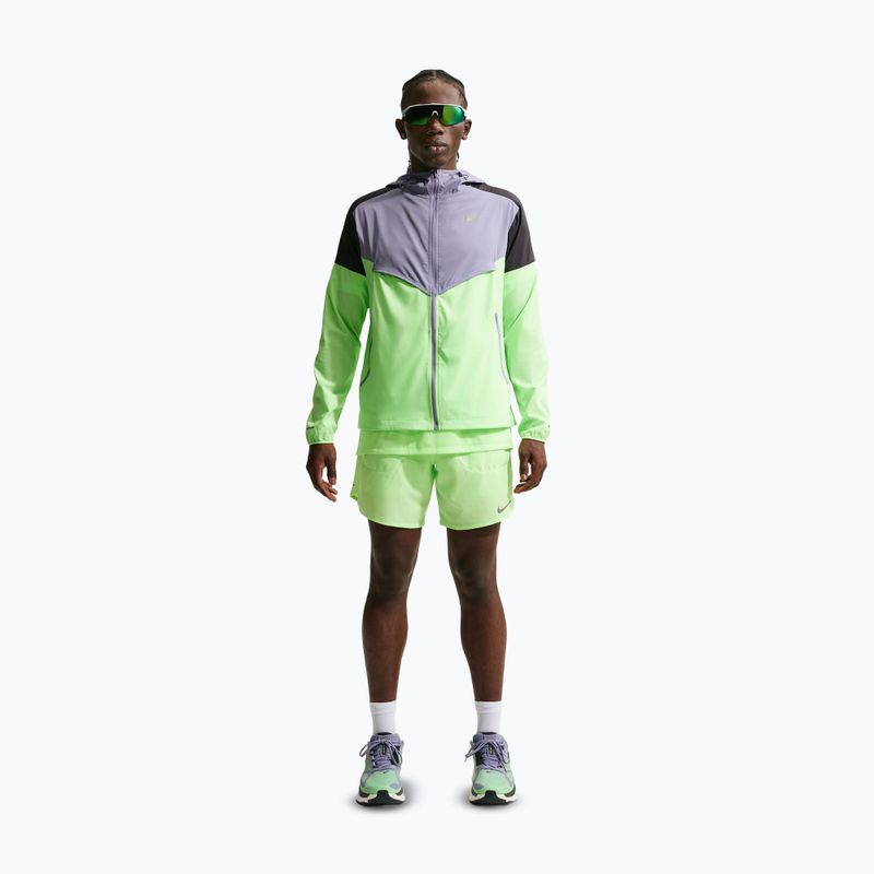 Мъжки шорти за бягане Nike Stride Dri-Fit 2in1 7“ lime blast 3