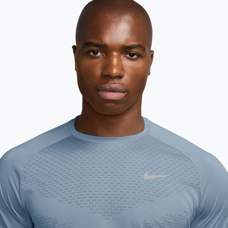 Мъжка тениска за бягане Nike Stride ADV light armour blue 3