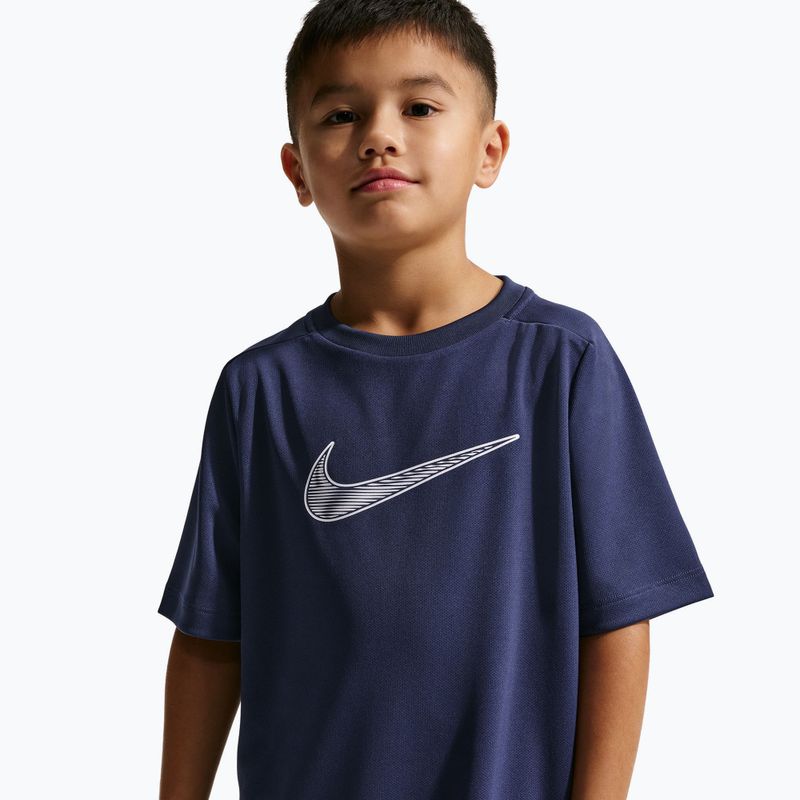 Детска тениска Nike Multi Dri-Fit midnight navy/white 4