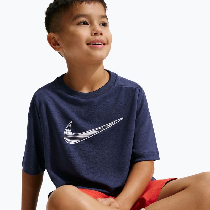Детска тениска Nike Multi Dri-Fit midnight navy/white 5