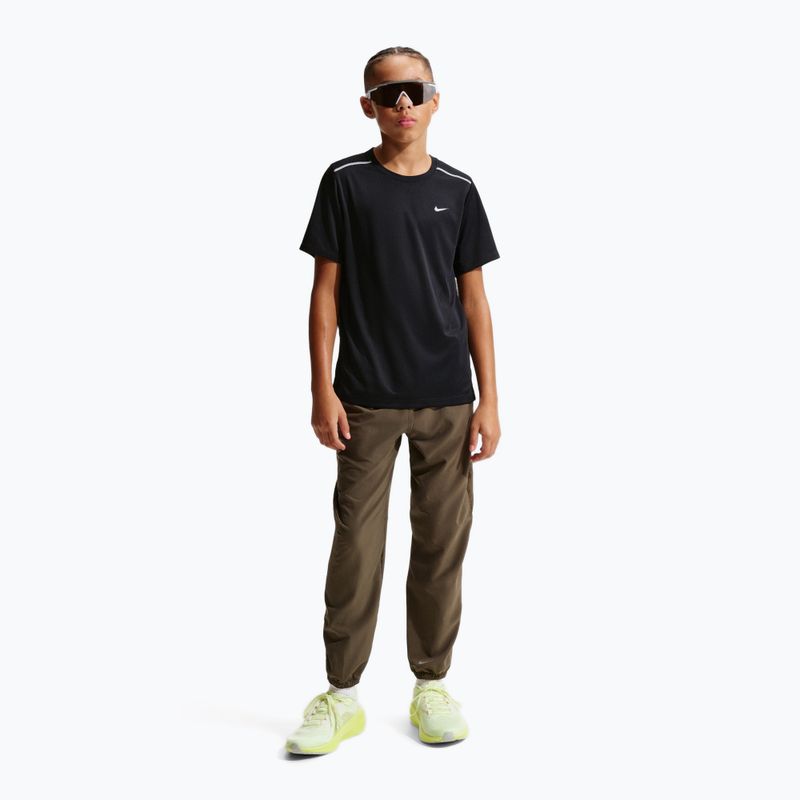 Детска тениска Nike Miler Black 3