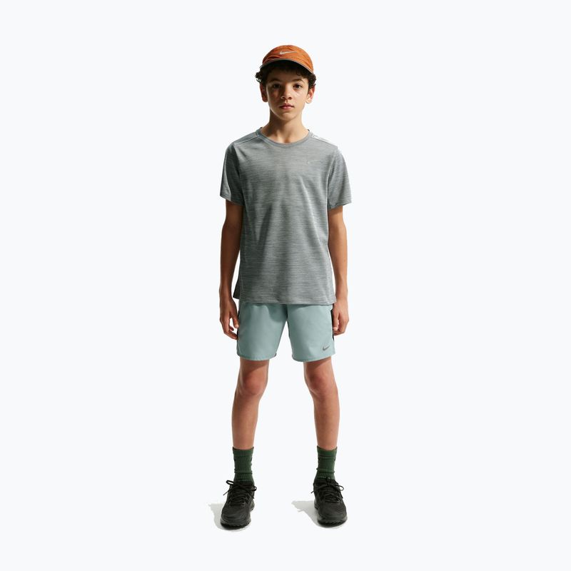 Детска тениска Nike Miler smoke grey/heather 3