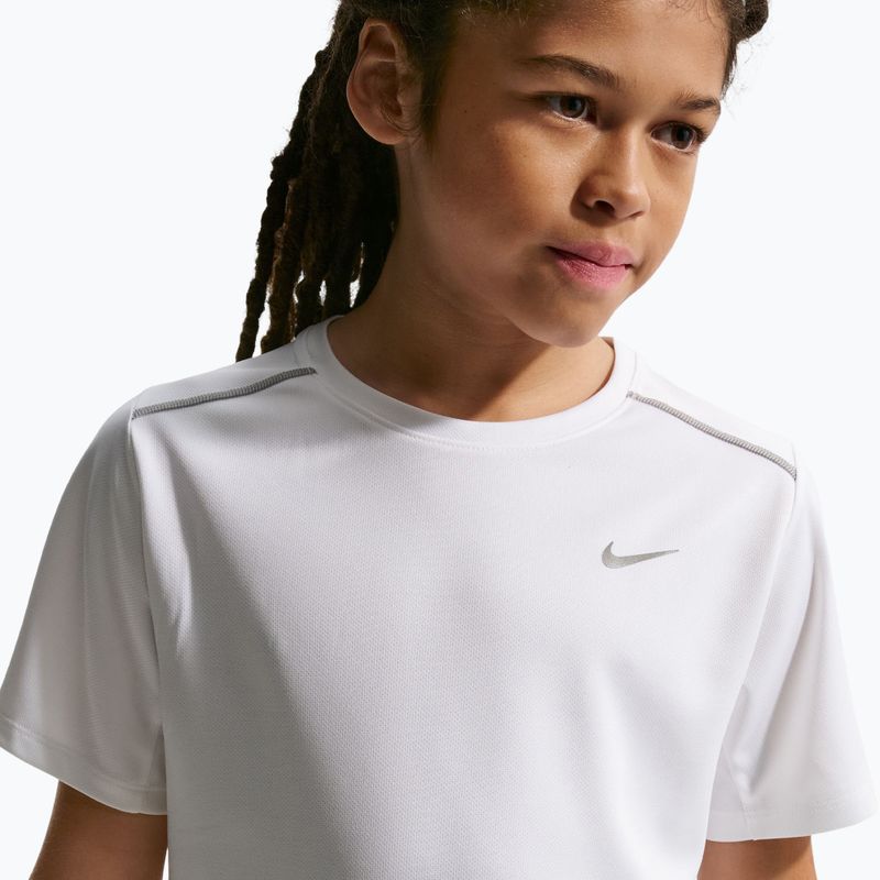 Детска тениска Nike Miler white/white 6