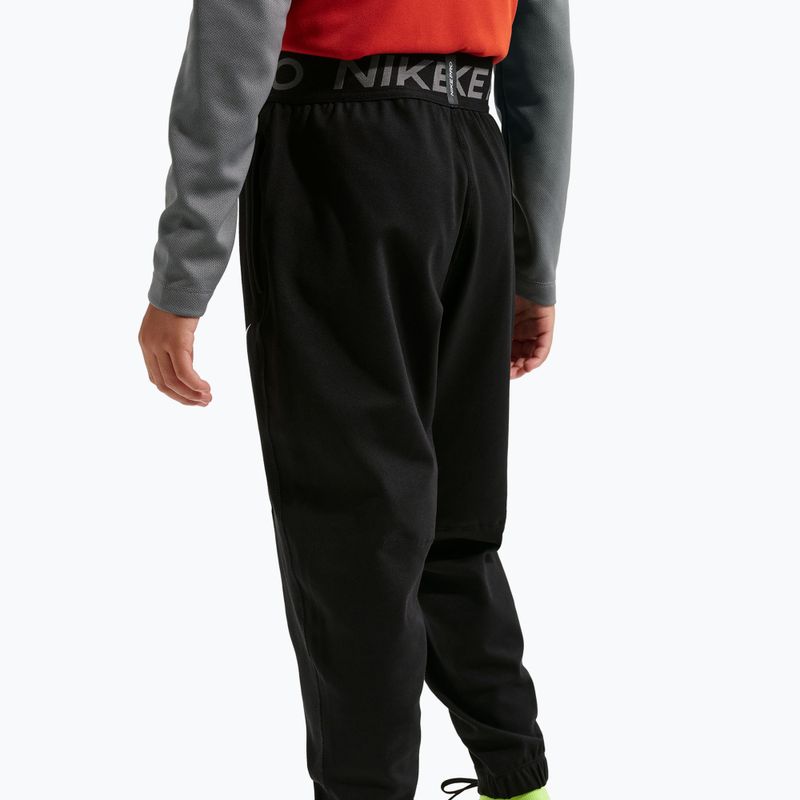 Детски панталони Nike Pro Dri-Fit black/smoke grey/white 4