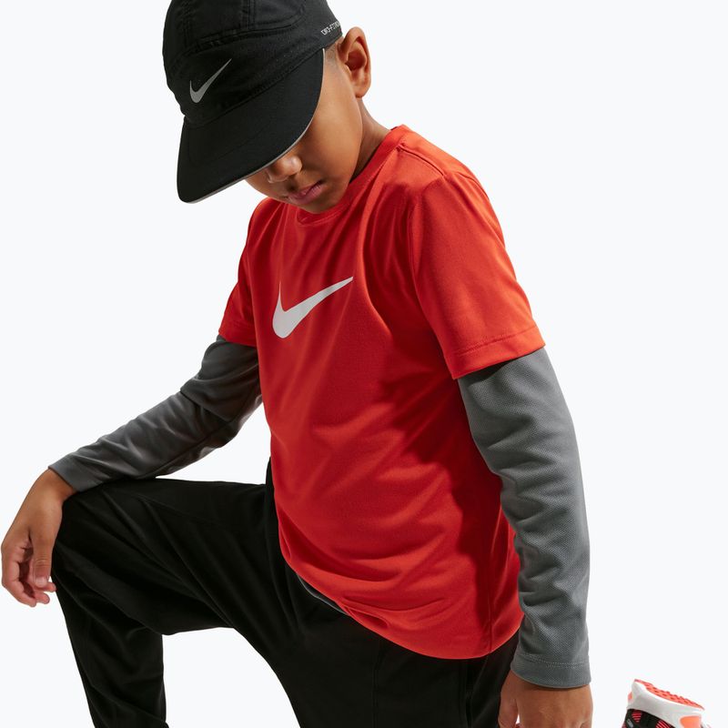 Детски панталони Nike Pro Dri-Fit black/smoke grey/white 5