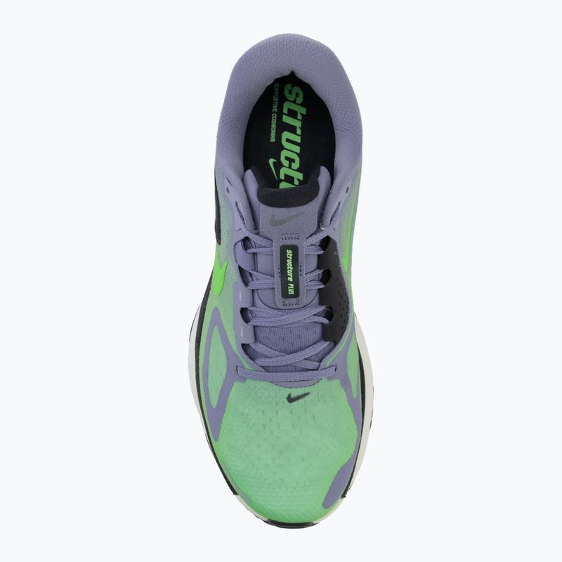 Мъжки обувки за бягане Nike Structure Plus iron purple/off noir-sail/voltage green 5