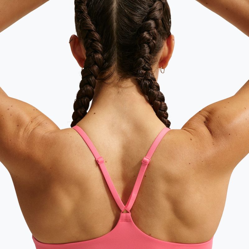 Спортен сутиен Nike Dri-Fit Indy Light Support sea coral/sea coral/white 6