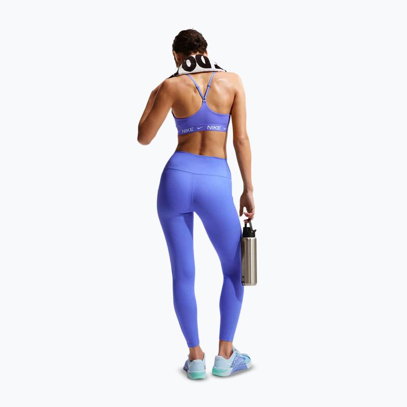 Спортен сутиен Nike Dri-Fit Indy Light Support iron purple/iron purple/white 3