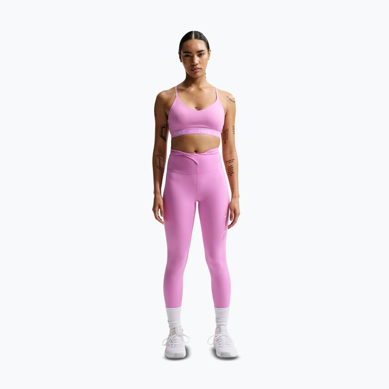 Спортен сутиен Nike Dri-Fit Indy Light Support light magenta/light magenta/white 2