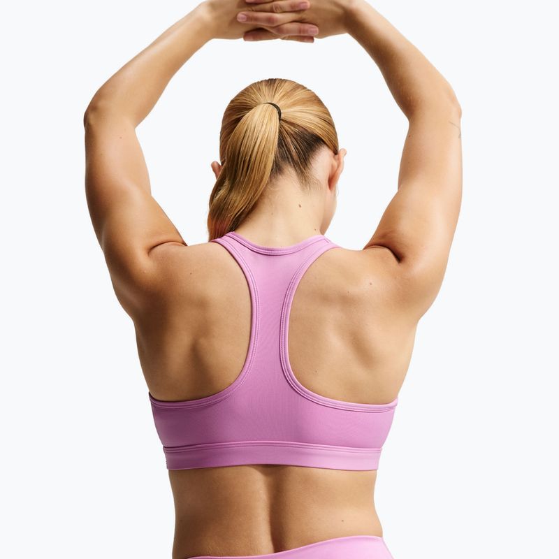Спортен сутиен Nike Swoosh Medium Support light magenta/white 3