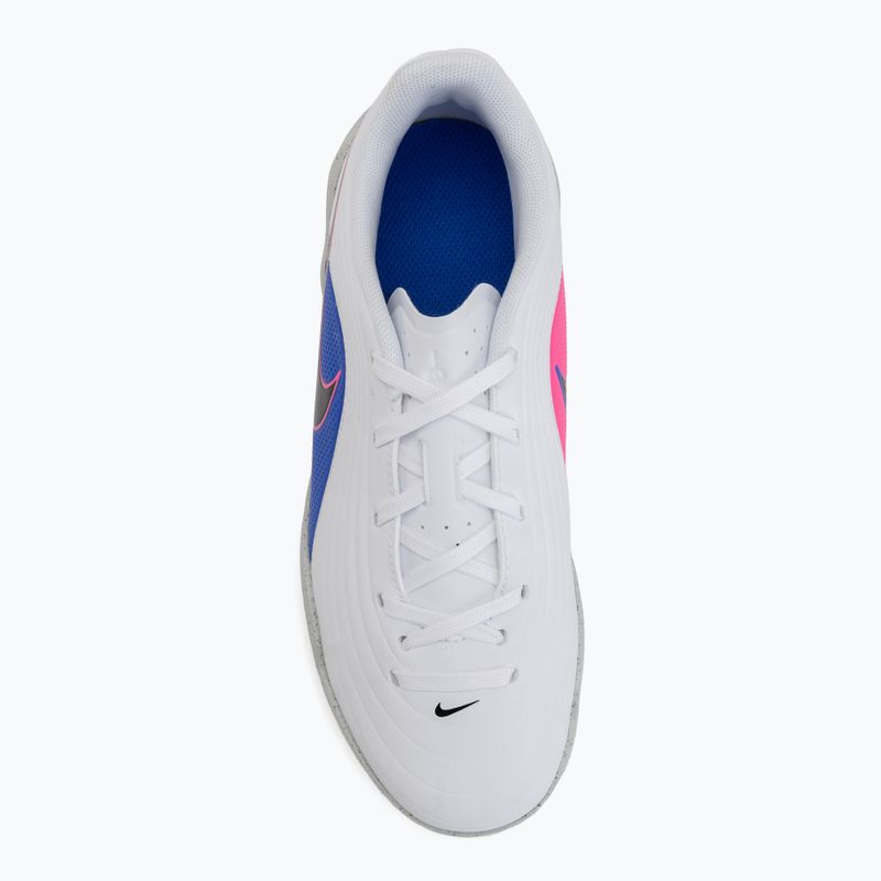 Детски футболни обувки Nike Tiempo Maestro Club Jr IC white/racer blue/pink blast/black 5