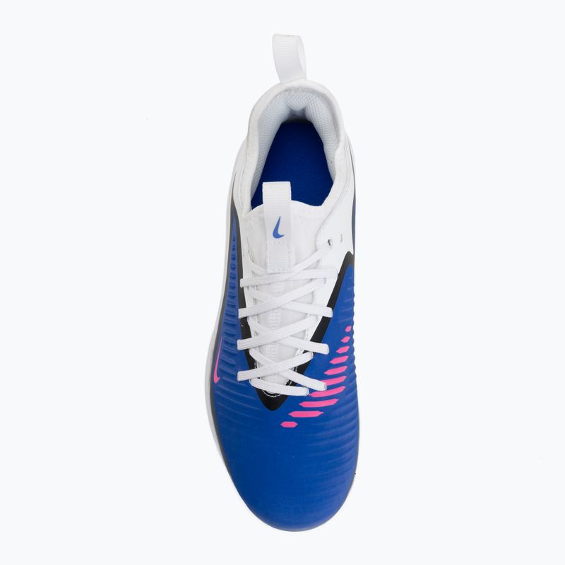 Детски футболни обувки Nike Jr. Phantom 6 Low Academy IN racer blue/white/pink blast 5