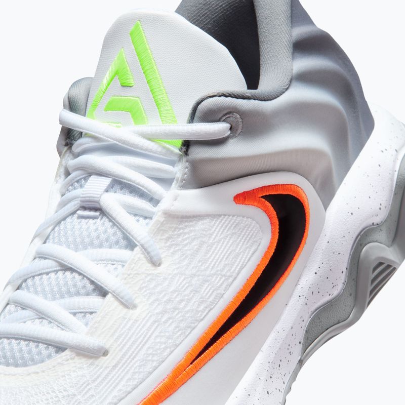 Мъжки баскетболни обувки Nike Giannis Immortality 4 white/volt/wolf grey/black 7