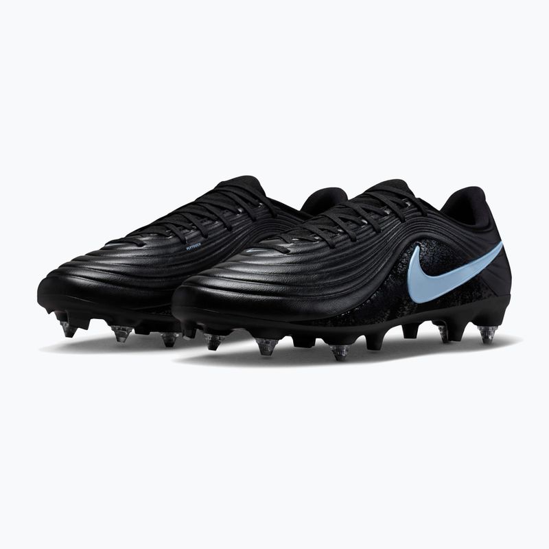 Мъжки футболни обувки Nike Tiempo Maestro Acad SG-Pro AC black/ice blue 10
