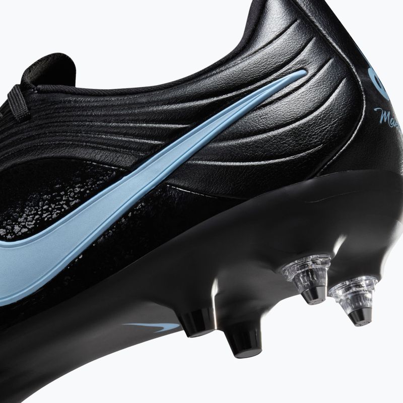 Мъжки футболни обувки Nike Tiempo Maestro Acad SG-Pro AC black/ice blue 15