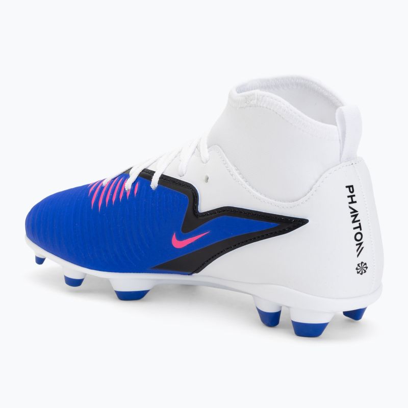 Детски футболни обувки Nike Phantom 6 High Club FG/MG racer blue/white/pink blast 3