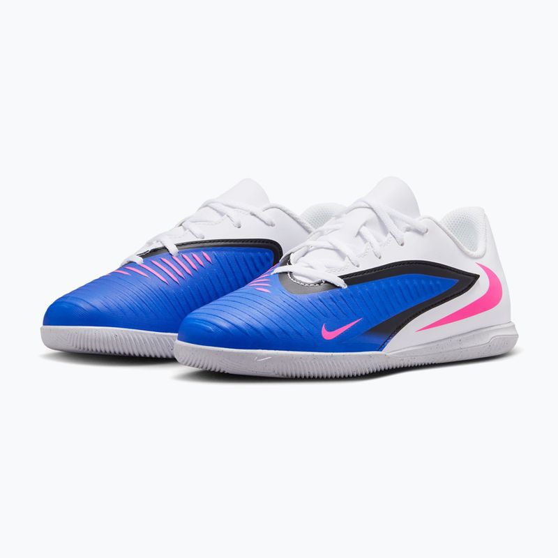 Детски футболни обувки Nike Jr. Phantom 6 Low Club IN racer blue/white/pink blast 10