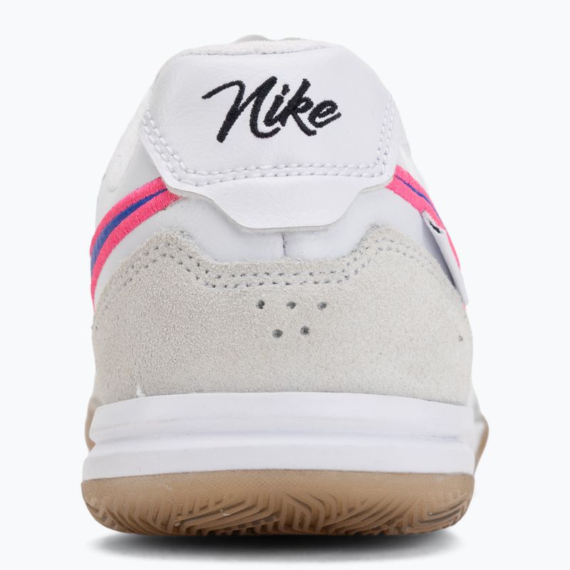 Детски футболни обувки Nike Tiempo Streetgato Jr white/pink blast/racer blue 6
