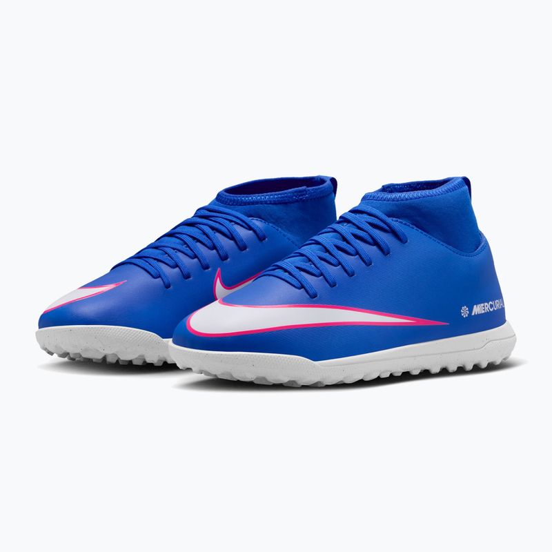 Детски футболни обувки Nike Mercurial Superfly 10 Club TF racer blue/white 10
