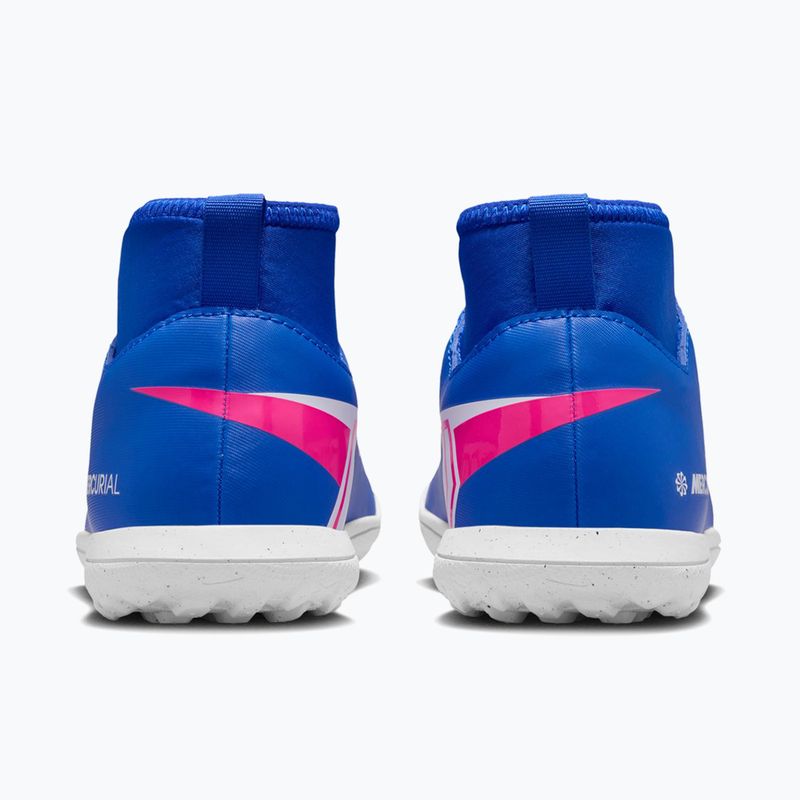 Детски футболни обувки Nike Mercurial Superfly 10 Club TF racer blue/white 11
